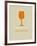 Wine Poster Orange-NaxArt-Framed Art Print