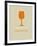 Wine Poster Orange-NaxArt-Framed Art Print