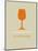 Wine Poster Orange-NaxArt-Mounted Art Print