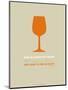 Wine Poster Orange-NaxArt-Mounted Art Print