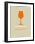 Wine Poster Orange-NaxArt-Framed Art Print