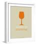 Wine Poster Orange-NaxArt-Framed Art Print