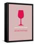Wine Poster Red-NaxArt-Framed Stretched Canvas