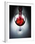 Wine poured in glass-Newmann-Framed Premium Photographic Print