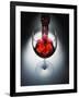 Wine poured in glass-Newmann-Framed Photographic Print