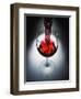 Wine poured in glass-Newmann-Framed Photographic Print