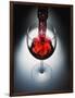 Wine poured in glass-Newmann-Framed Photographic Print