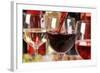 Wine Pouring into A Wine Glass-Markus Mainka-Framed Photographic Print