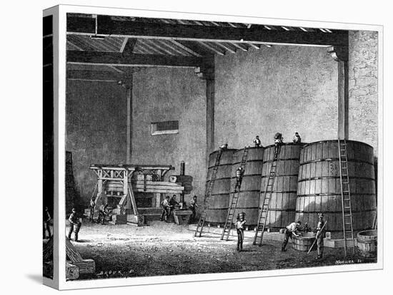 Wine Production, 19th Century-CCI Archives-Stretched Canvas