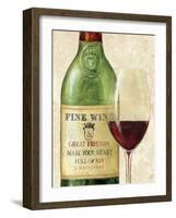 Wine Quotes I-Daphne Brissonnet-Framed Art Print