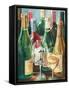 Wine Reflections II - Bottles and Glasses-Gregory Gorham-Framed Stretched Canvas