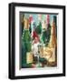 Wine Reflections II - Bottles and Glasses-Gregory Gorham-Framed Art Print