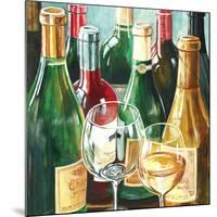 Wine Reflections Sq I-Gregory Gorham-Mounted Art Print