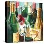 Wine Reflections Sq I-Gregory Gorham-Stretched Canvas