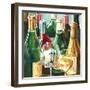 Wine Reflections Sq I-Gregory Gorham-Framed Art Print