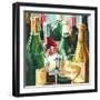 Wine Reflections Sq I-Gregory Gorham-Framed Art Print