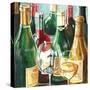 Wine Reflections Sq I-Gregory Gorham-Stretched Canvas