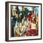 Wine Reflections Sq II-Gregory Gorham-Framed Art Print