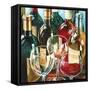 Wine Reflections Sq II-Gregory Gorham-Framed Stretched Canvas