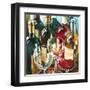 Wine Reflections Sq II-Gregory Gorham-Framed Art Print