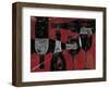 Wine Selection III Red-Daphne Brissonnet-Framed Art Print