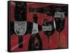 Wine Selection III Red-Daphne Brissonnet-Framed Stretched Canvas