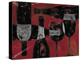 Wine Selection III Red-Daphne Brissonnet-Stretched Canvas