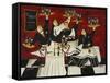Wine Service-Jennifer Garant-Framed Stretched Canvas