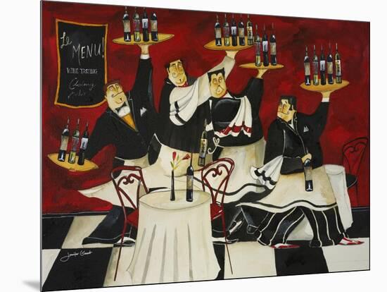 Wine Service-Jennifer Garant-Mounted Giclee Print