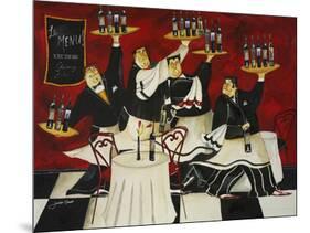 Wine Service-Jennifer Garant-Mounted Giclee Print