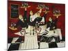 Wine Service-Jennifer Garant-Mounted Giclee Print