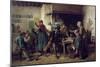 Wine Shop Monday, 1858-Jules Breton-Mounted Giclee Print