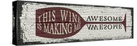 Wine Sign I-Erin Clark-Stretched Canvas