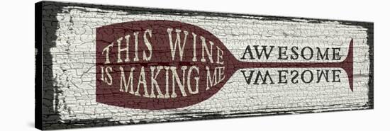 Wine Sign I-Erin Clark-Stretched Canvas