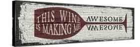 Wine Sign I-Erin Clark-Stretched Canvas