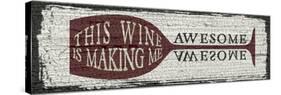 Wine Sign I-Erin Clark-Stretched Canvas