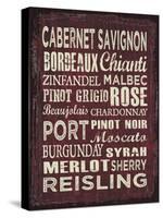 Wine Sign II-Erin Clark-Stretched Canvas