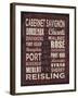 Wine Sign III-Erin Clark-Framed Giclee Print