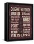 Wine Sign III-Erin Clark-Framed Stretched Canvas