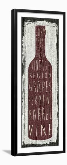 Wine Sign IV-Erin Clark-Framed Premium Giclee Print
