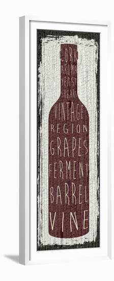 Wine Sign IV-Erin Clark-Framed Premium Giclee Print