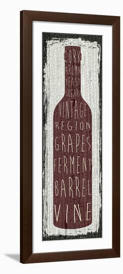 Wine Sign IV-Erin Clark-Framed Giclee Print