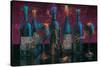 Wine Splash Dark I-Wellington Studio-Stretched Canvas