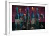 Wine Splash Dark I-Wellington Studio-Framed Premium Giclee Print