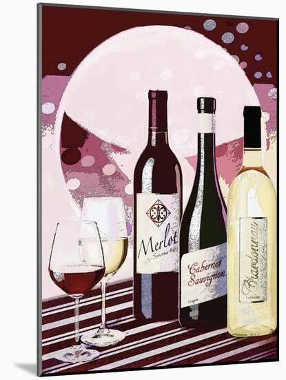 Wine Table-Jeffrey Cadwallader-Mounted Art Print