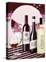 Wine Table-Jeffrey Cadwallader-Stretched Canvas