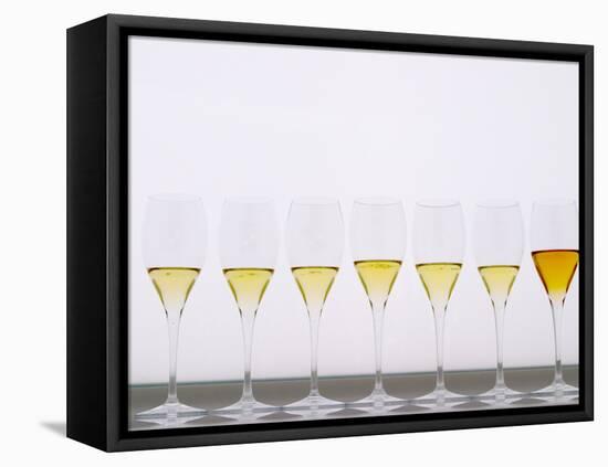 Wine Tasting Glasses, Maison De La Champagne-Per Karlsson-Framed Stretched Canvas
