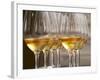 Wine Tasting Glasses with Golden Sweet White Wine from Uroulat Jurancon Charles Hours, France-Per Karlsson-Framed Photographic Print