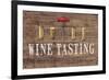 Wine Tasting Reclaimed Wood Sign-Anastasia Ricci-Framed Premium Giclee Print