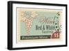 Wine Tasting Stamp-Lantern Press-Framed Art Print